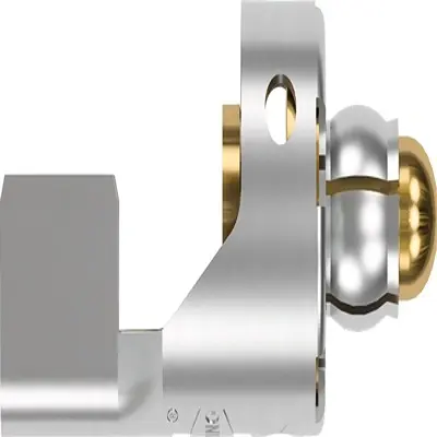 Produktfoto 1 von HARTING 8.6 x 20.4 mm Han Fast Lock Kontakt Stecker 60A Leiterplattenkontakt 10 mm²