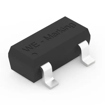 Produktfoto 1 von Wurth Elektronik 1 Diode Bidirektional 1 Kanal des Esd-Schutzes 4 V min., 2-Pin, Oberfläche 3.3 V max DFN