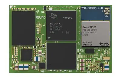 Produktfoto 1 von Ezurio Entwicklungstool Bluetooth, WLAN, Entwicklungsmodul Entwicklungskit ARM Cortex-R5F AM625