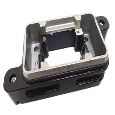 Produktfoto 1 von HARTING Han HPR Anbaugehäuse Schraubbefestigung, Hinten 6B Anbaugehäuse, IP65, IP68, IP69, IPx9K