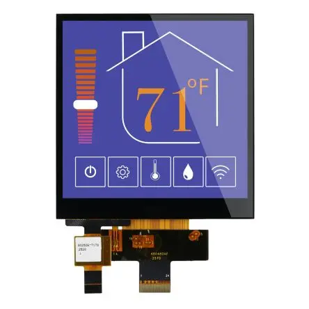 Produktfoto 1 von NEWHAVEN DISPLAY INTERNATIONAL Farb-LCD 4 Zoll MIPI Touchscreen Kapazitive Berührung, 480 x 480 Pixel, 70.1 X 71.8 mm