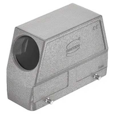 Produktfoto 1 von HARTING Han B Haube Doppelter Hebel 2, Kabel 24B Haube, IP65, IP66, IP40