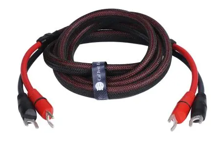 Produktfoto 1 von CALTEST Messleitung 60A Stecker / Stecker, Schwarz, Rot Silikon-isoliert 200 cm