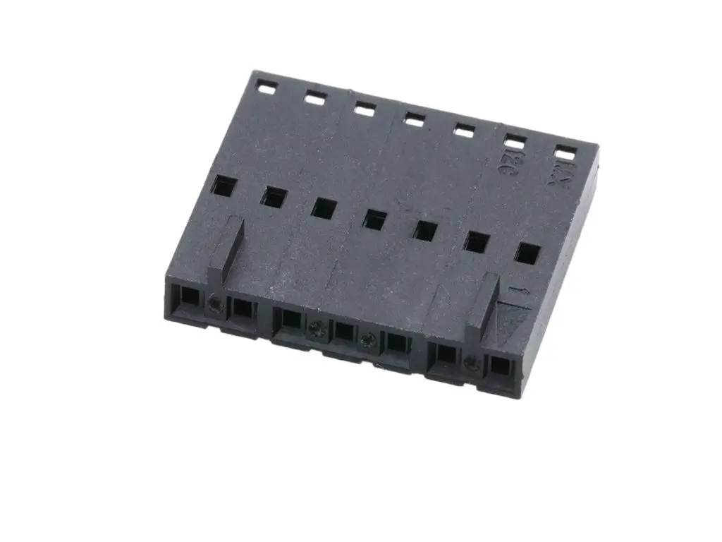 Produktfoto 1 von Molex 70066 Buchse Steckverbindergehäuse 2.54 mm, 7-polig / 1-reihig Gerade