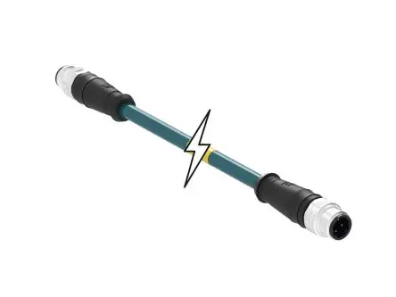 Produktfoto 1 von Molex 120108, 4-polig Kabel assembliert, M12 Micro Change Stecker 4 / M12 Micro Change Stecker, Länge 20 m