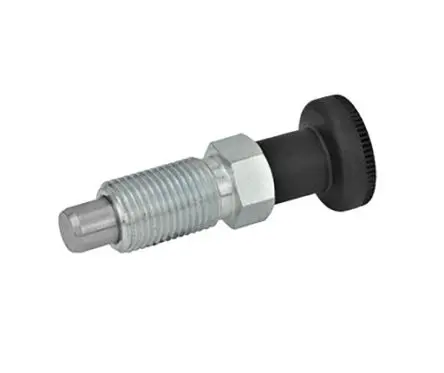 Produktfoto 1 von Ganter Stahl zinkplattiert Stößel M10, 49 mm