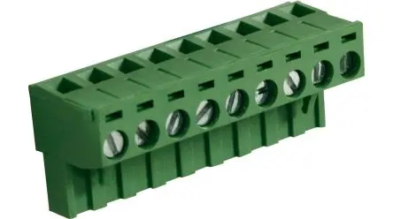 Produktfoto 1 von RND RND 205 Leiterplattensteckverbinder Gerade, 9-polig / 1-reihig, Raster 5.08 mm