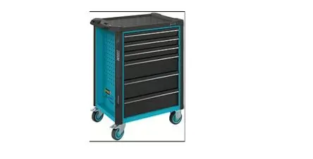 Produktfoto 1 von HAZET Stahl Werkzeugwagen, Typ Werkzeugwagen 6 Schubladen mit Rädern, 1020 mm x 518mm x 785 mm