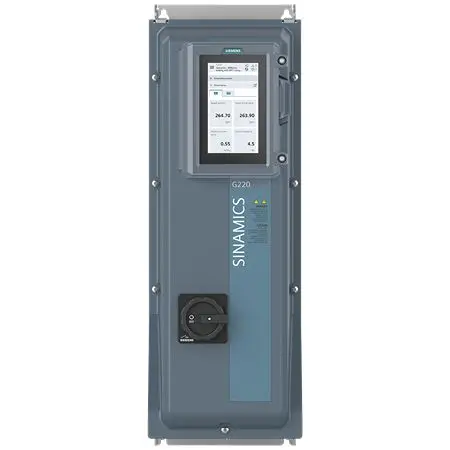 Produktfoto 1 von Siemens G220 3-Phasen Wechselstrommotorantrieb 22 kW 415 V 80 A 550Hz