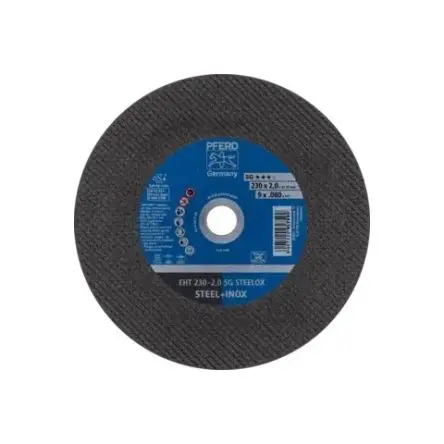 Produktfoto 1 von PFERD Rüggeberg France Line SG STEELOX Aluminiumbeschichtet Ø 230 mm / Stärke 2 mm 25 Stück