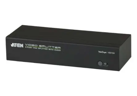 Produktfoto 1 von Audiobuchse Aten Videosplitter und -umschalter HDB 15 4-Port Splitter, 1920 x 1440 1 Videoeingänge 4 Videoausgänge