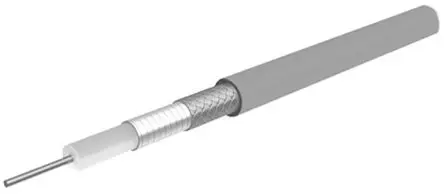 Produktfoto 1 von Huber+Suhner EACON Flexibles HF-Kabel Koaxialkabel, Verlegekabel, 50 Ω, 30 m, Aussen ø 5.4 mm Außen-ø , Weiß