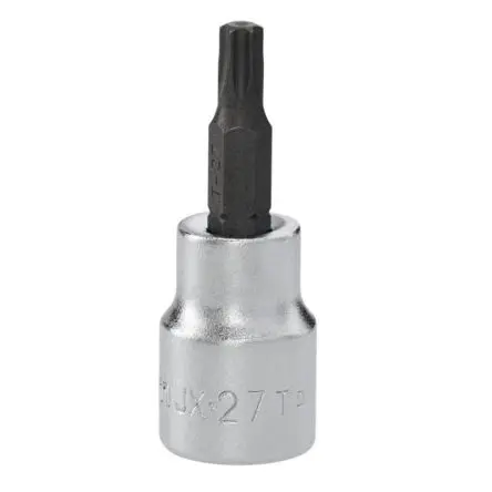 Produktfoto 1 von Facom 3/8 in Innensechsrund Buchse SW T27 Vierkant x 46mm