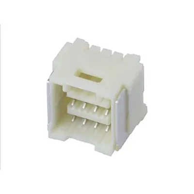 Produktfoto 1 von Molex 503148 Stiftsockel gewinkelt, 8-polig / 2-reihig, Raster 1.5 mm Raster Oberfläche, Kabel-Platine, Ummantelt