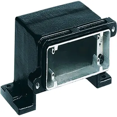 Produktfoto 1 von HARTING Han HPR Oberflächenmontiertes Gehäuse Schraubbefestigung, SMD 24B Haube für obere Kabeleinführung, IP65, IP68,