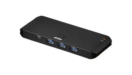 Produktfoto 1 von Aten, USB 3.2 Gen 1 USB-Schalter, 6 USB Ports, USB, Busbetrieben T: 1.52 cm H: 5.65 cm B: 14.5cm