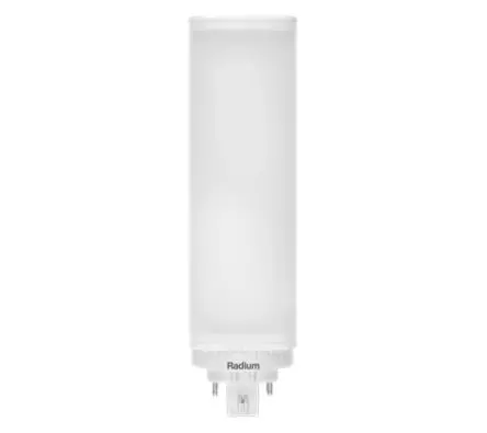 Produktfoto 1 von Radium EssenceTrio/E LED-Lampe, 240V, 16 W / 1800 lm, Neutralweiß 155 mm 4000k, GX24q-Sockel 32 W