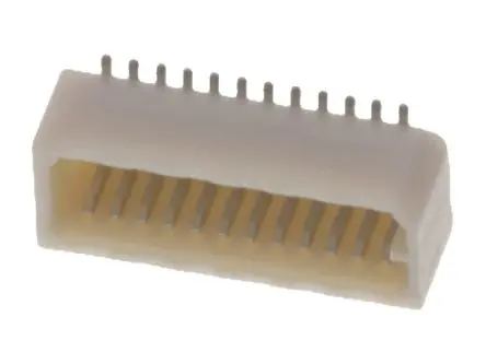 Produktfoto 1 von Molex 0.8 and Above Anschluss Vertikal, 24-polig / 2-reihig, Raster 0.8 mm Raster Oberfläche, Ummantelt
