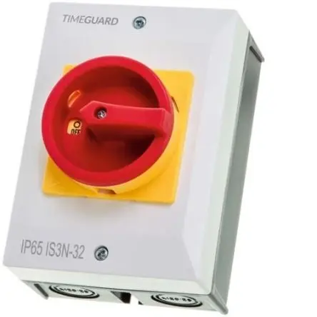 Produktfoto 1 von Timeguard Weathersafe Sicherungslasttrennschalter 3-polig SMD 32A IP66 1-phasig