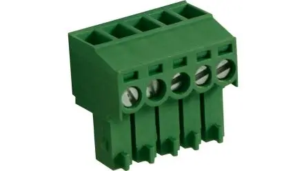 Produktfoto 1 von RND RND 205 Leiterplattensteckverbinder Vertikal, 5-polig / 1-reihig, Raster 3.5 mm