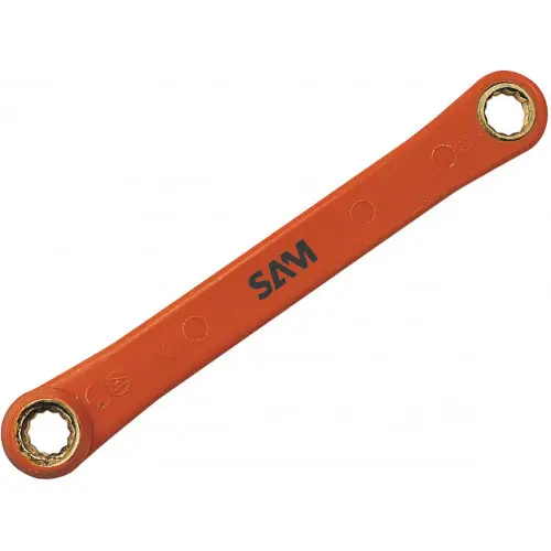 Produktfoto 1 von SAM VDE 1000V zugelassen Ratschenschlüssel Ratschenschlüssel, / Länge 30 mm
