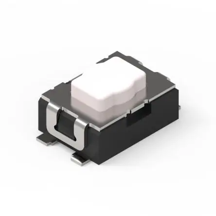 Produktfoto 1 von Wurth Elektronik Taster Nein Rund, SMD 50mA Tastend 1.9 mm Schwarz SMD B. 2.8mm L. 4.1 mm