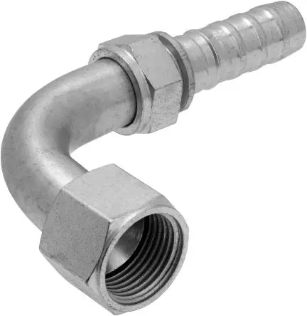 Produktfoto 1 von GatesAnschlusstück aus Trennplatte Stecker/Buchse UN/UNF, 90 °, 0.75 Zoll