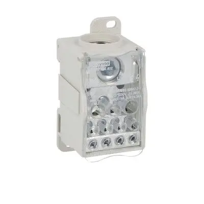 Lovato Verteilerblock 12-polig / 1000V 335A, Polyamid Hellgrau, IP20