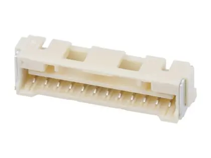 Produktfoto 1 von Molex 502494 Leiterplatte gewinkelt, 12-polig / 1-reihig, Raster 2 mm Raster Oberfläche, Kabel-Platine, Ummantelt