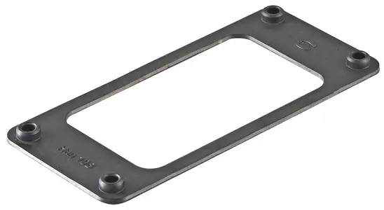 Produktfoto 1 von HARTING Han B Flanschdichtung, 93 x 43.4 x 1.3 mm