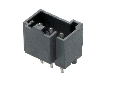 Produktfoto 1 von Molex 207843 Leiterplattenleiste Vertikal, 3-polig / 1-reihig, Raster 1 mm Raster Oberfläche, Kabel-Platine, Ummantelt