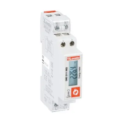 Produktfoto 1 von Lovato DME Energiemessgerät LCD 45 mm Energiemessgerät / 1-phasig