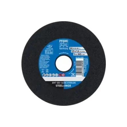 Produktfoto 1 von PFERD Rüggeberg France Line SG STEELOX Aluminiumbeschichtet Ø 125 mm / Stärke 1.6 mm 25 Stück