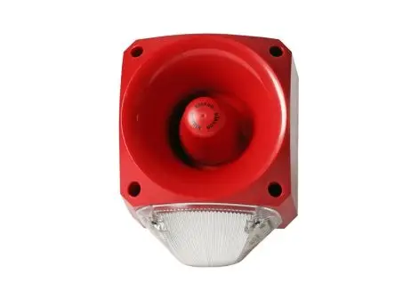 Produktfoto 1 von Klaxon PNC LED-Signalleuchte Filament/Warnsummer Signalleuchten 230V ac Klar Wand IP66