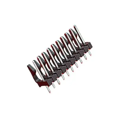 Produktfoto 1 von Molex 41671 Leiterplattenleiste Vertikal, 2-polig / 1-reihig, Raster 3.96 mm Raster Oberfläche, Kabel-Platine, Ummantelt