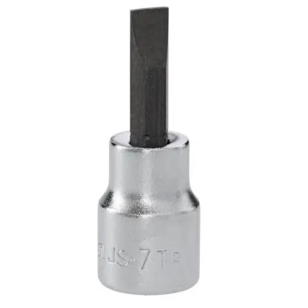 Produktfoto 1 von Facom 3/8 in Geschlitzt Buchse SW 7 mm Geschlitzt x 50mm
