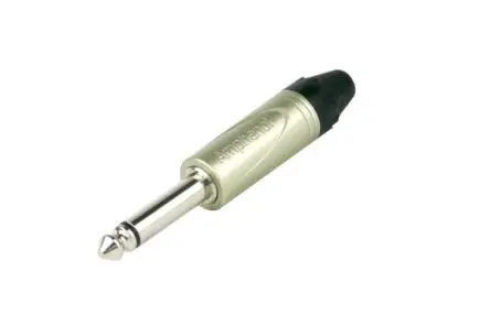 Produktfoto 1 von Amphenol Industrial Stecker 6.35 mm Gerade Kabel Stecker S/W