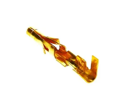 Produktfoto 1 von Molex 02-09 Crimp-Anschlussklemme, Stecker Crimpbefestigung 20 AWG, Gold 14 AWG