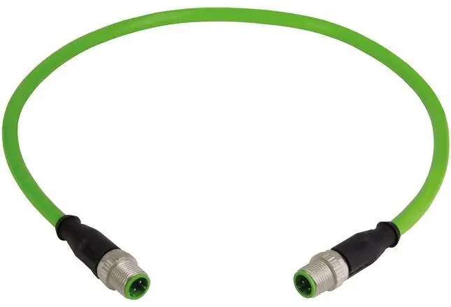 Produktfoto 1 von HARTING, 4-polig Kabel assembliert, M12 Stecker 4 / M12 Stecker, Länge 2 m