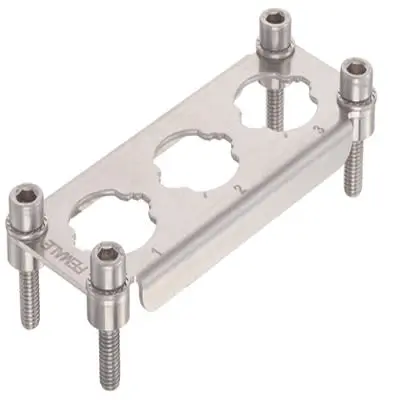 Produktfoto 1 von HARTING Han HPR Enlarged Rahmen, Buchse, M6, 115 x 44 mm
