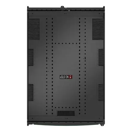 Produktfoto 1 von APC Serie NetShelter SX Gehäuse, 42 U, Stahl, Ges H. 1991 mm, Schwarz 1200 mm, 177.78 kg, 4-beinig 800 mm