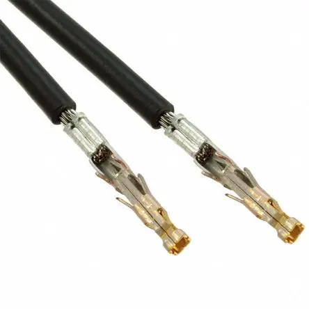 Produktfoto 1 von Molex Crimp-Anschlussklemme 68801 Vorgecrimpter Anschluss, Schwarz, 0.15 m