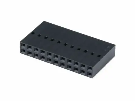 Produktfoto 1 von Molex 22-55 Buchse Gehäuse 2.54 mm, 22-polig / 2-reihig Vertikal, Platine