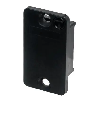 Produktfoto 1 von TUK Limited KAP Polycarbonat Blind Abdeckplatte Schwarz B. 19 mm