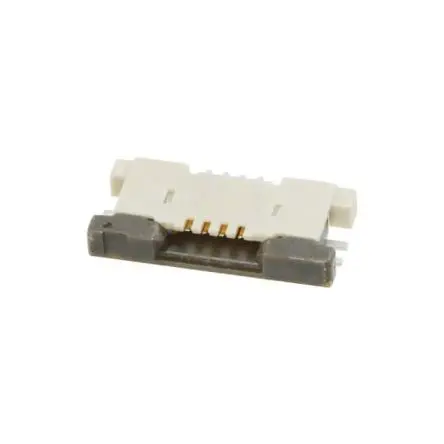 Produktfoto 1 von Molex 54550, Oberfläche gewinkelt FPC-Steckverbinder, 4-polig / 1-reihig, Raster 0.5 mm, SMD