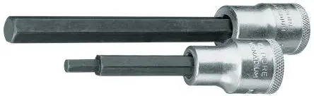 Produktfoto 1 von Gedore 1/2 in 8 mm Sechskant Bit-Steckschlüssel, Vierkant Chrom Vanadium Stahl, 1-teilig, 90mm