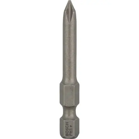 Produktfoto 1 von Bosch 1/4in PH1 Schraubbit, Sechskant S2 Stahl, 3-teilig, 49mm