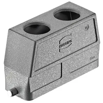 Produktfoto 1 von HARTING Han B Haube Einhebel 1, Kabel 24B Haube, IP65, IP66, IP40