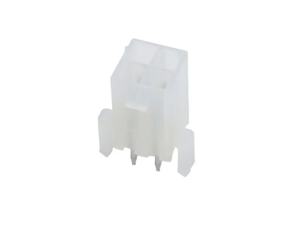 Molex 46015 Leiterplattenleiste Vertikal, 4-polig / 2-reihig, Raster 4.20 mm Durchsteckmontage, Kabel-Platine, Ummantelt
