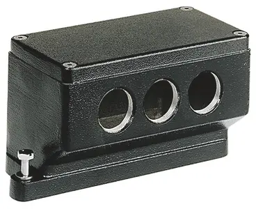 Produktfoto 1 von HARTING Han HPR Haube Schraubbefestigung, Kabel 24B Haube, IP65, IP68, IP69, IPx9K